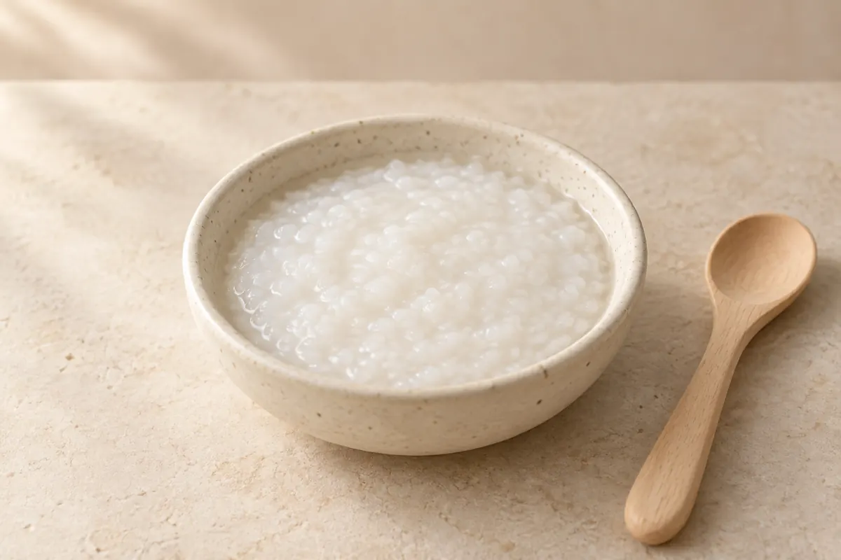 쌀 완성 이유식 한 그릇